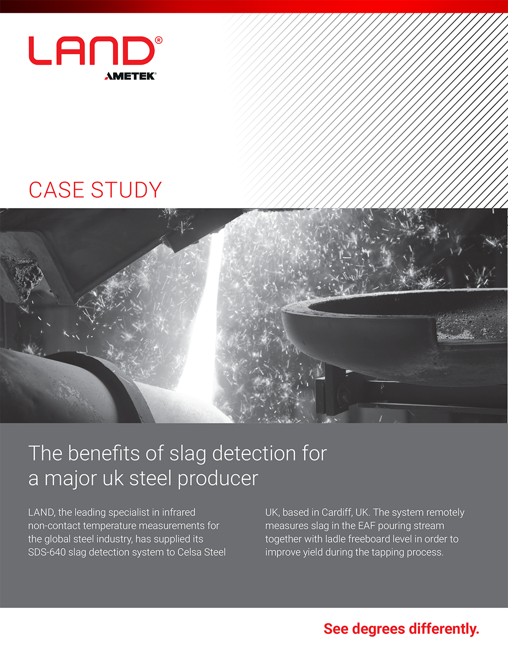 Celsa Group - The benefits of slag detection for a major UK steel producer