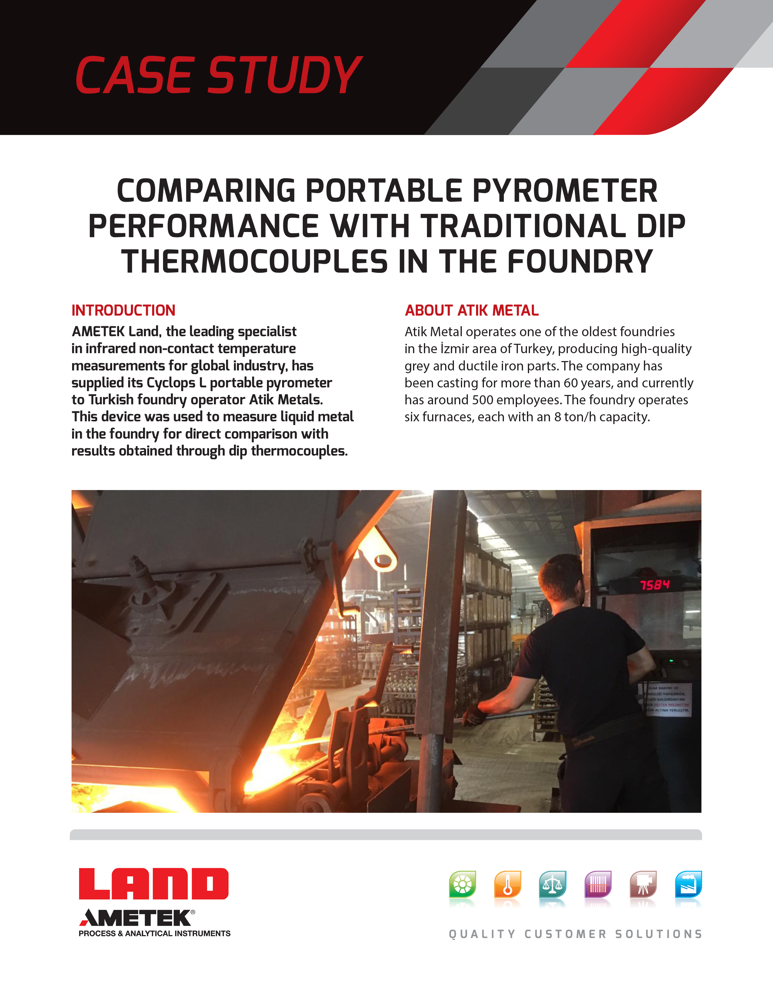 Comparing Portable Pyrometer Performance with Traditional Dip Thermocouples in The Foundry