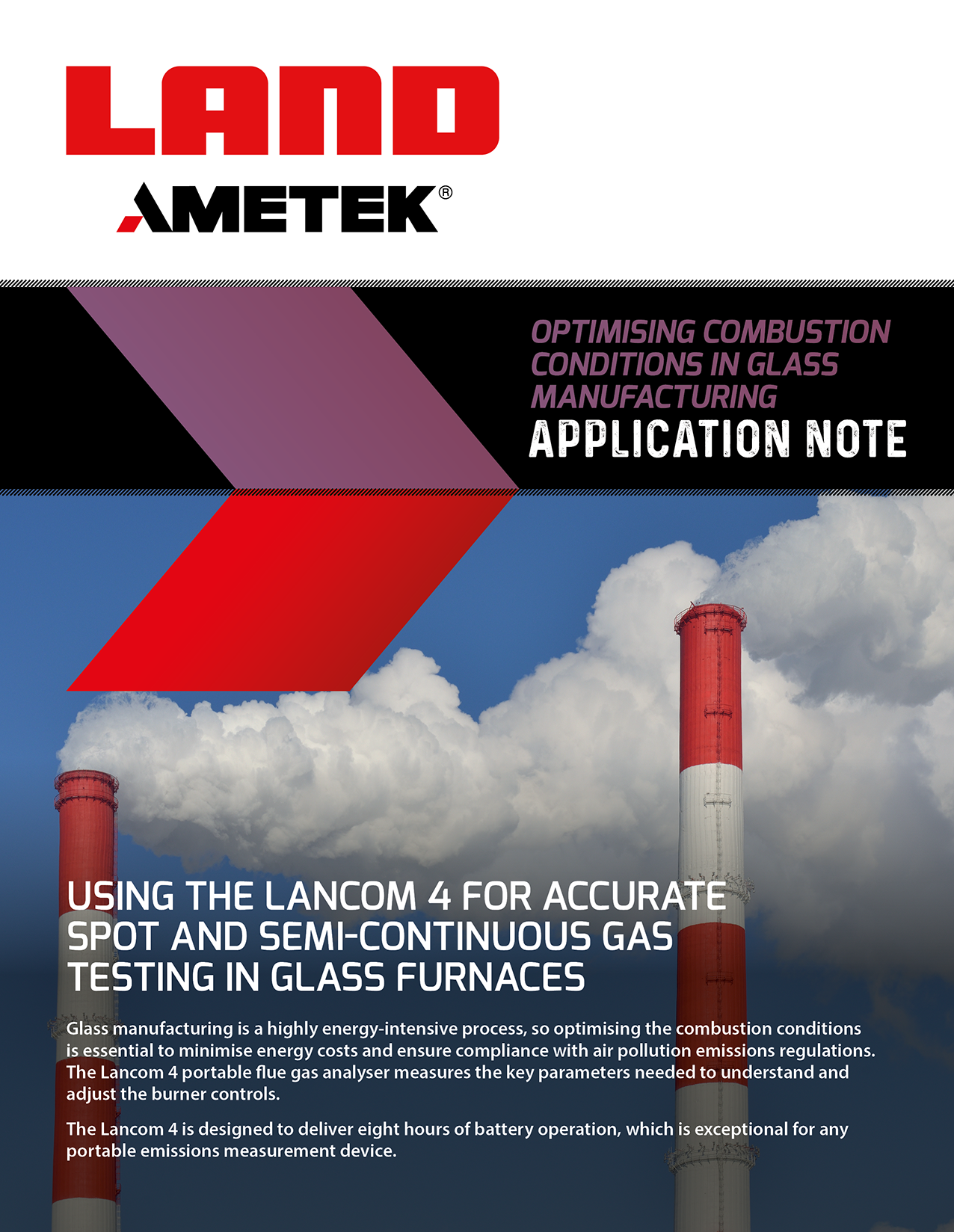 Optimising Combustion Conitions - Glass Application Note