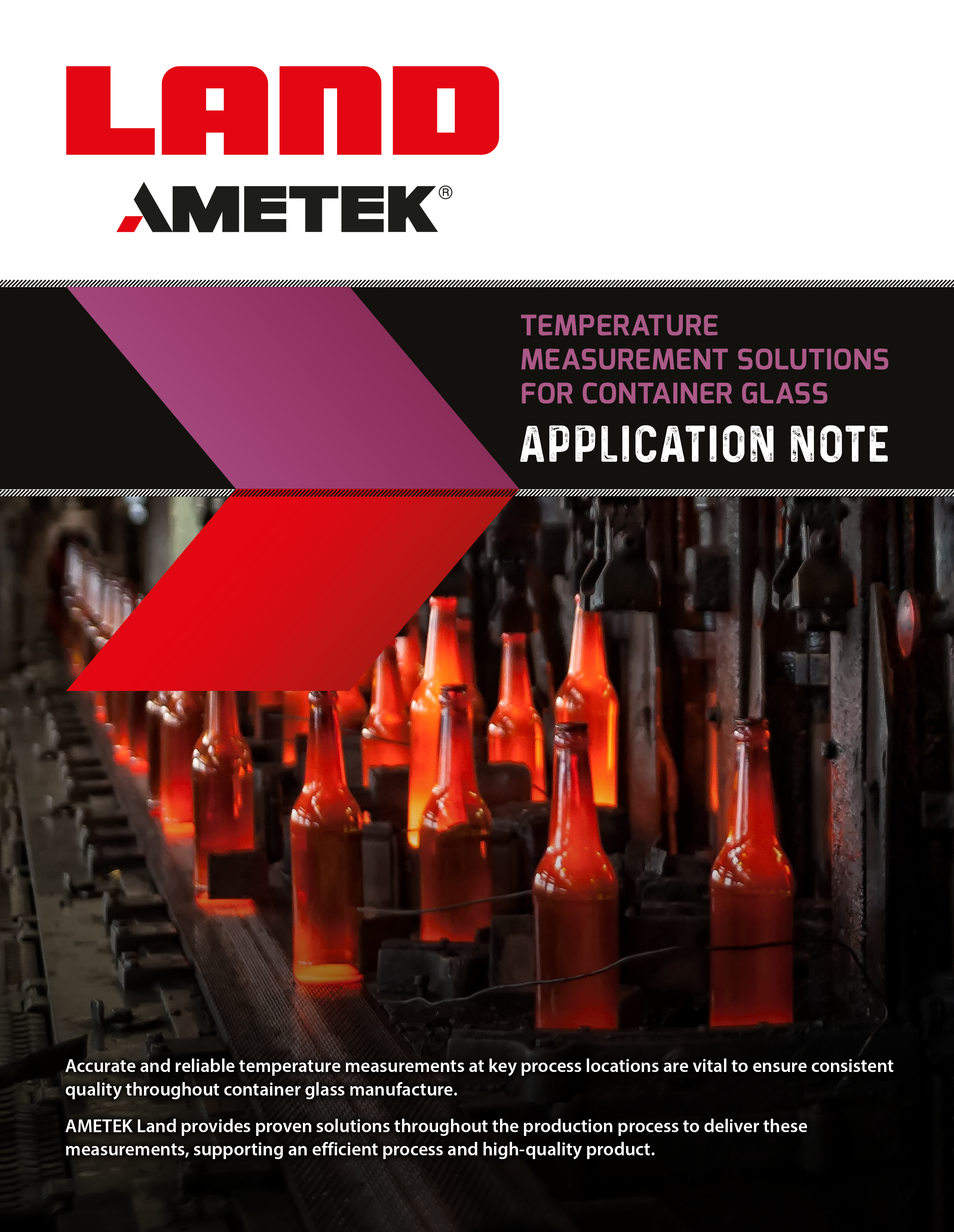 Temperature Measurement Solutions for Container Glass Application Note