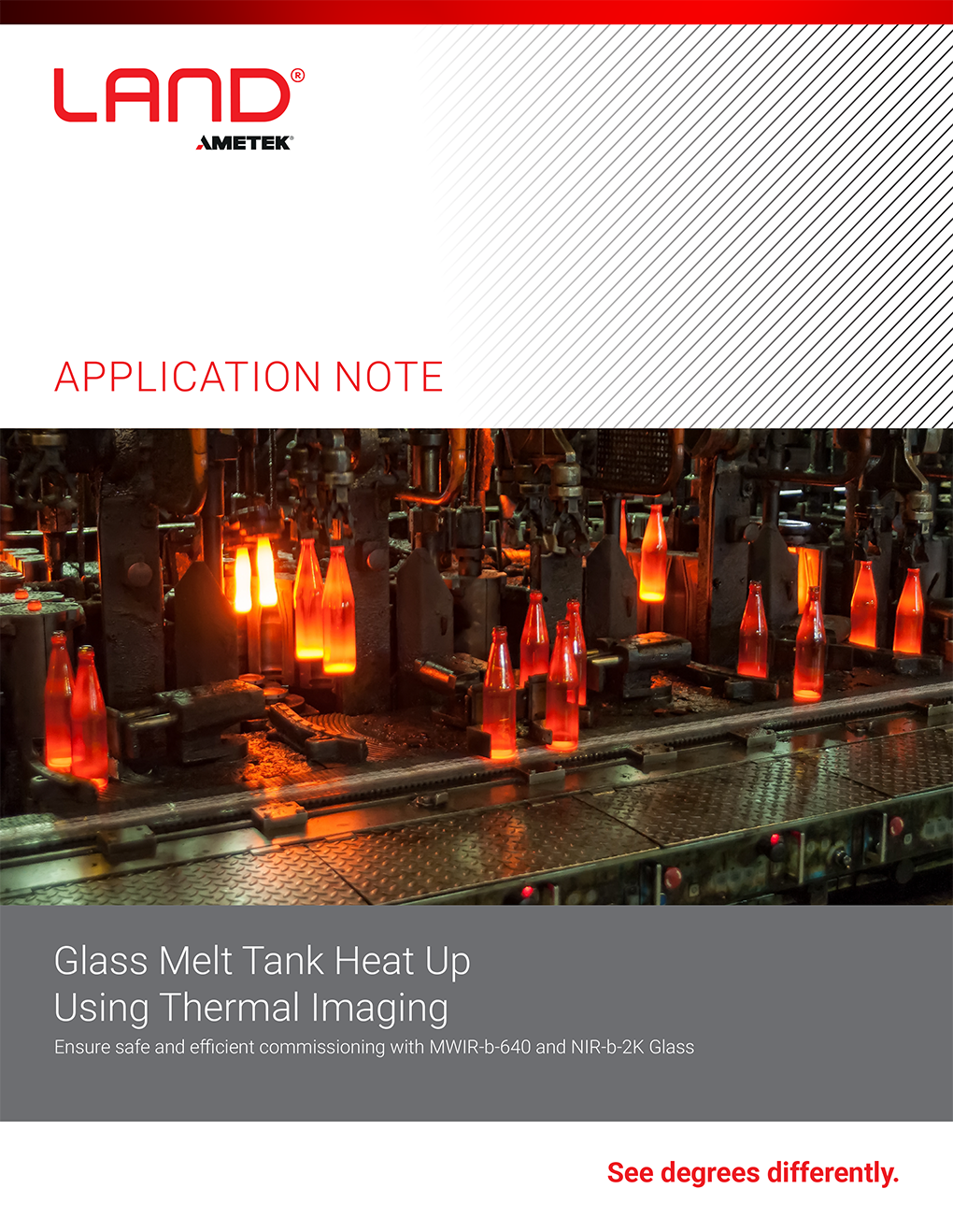 Glass Melt Tank Heat Up Using Thermal Imaging - Glass Application Note