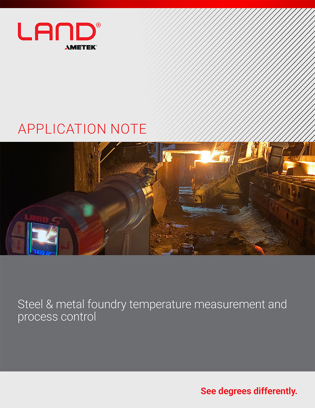 Steel Metal Foundry Temperature Measurement Process Control - Application Note