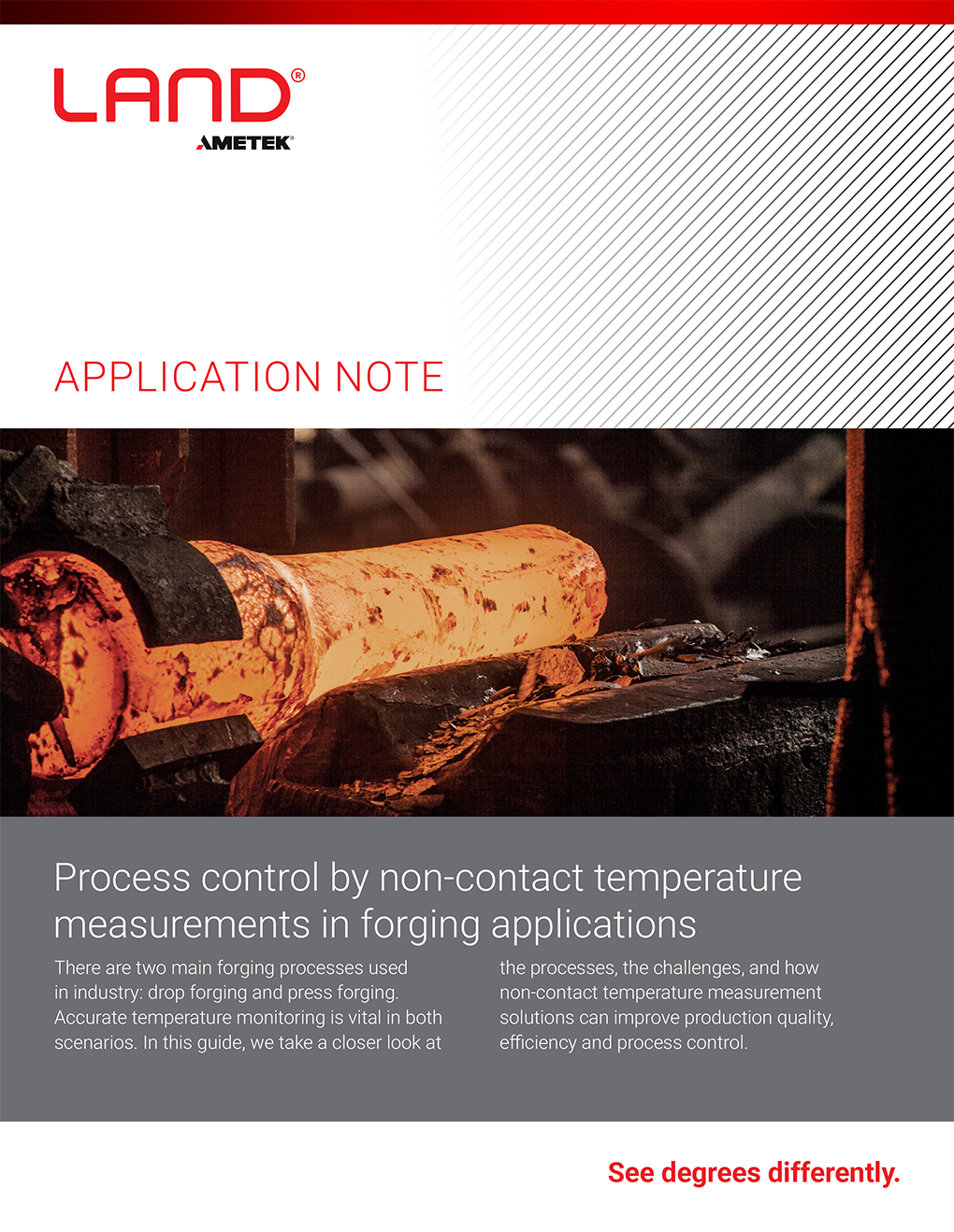 Process Control by Non-Contact Temperature Measurements in Forging Applications