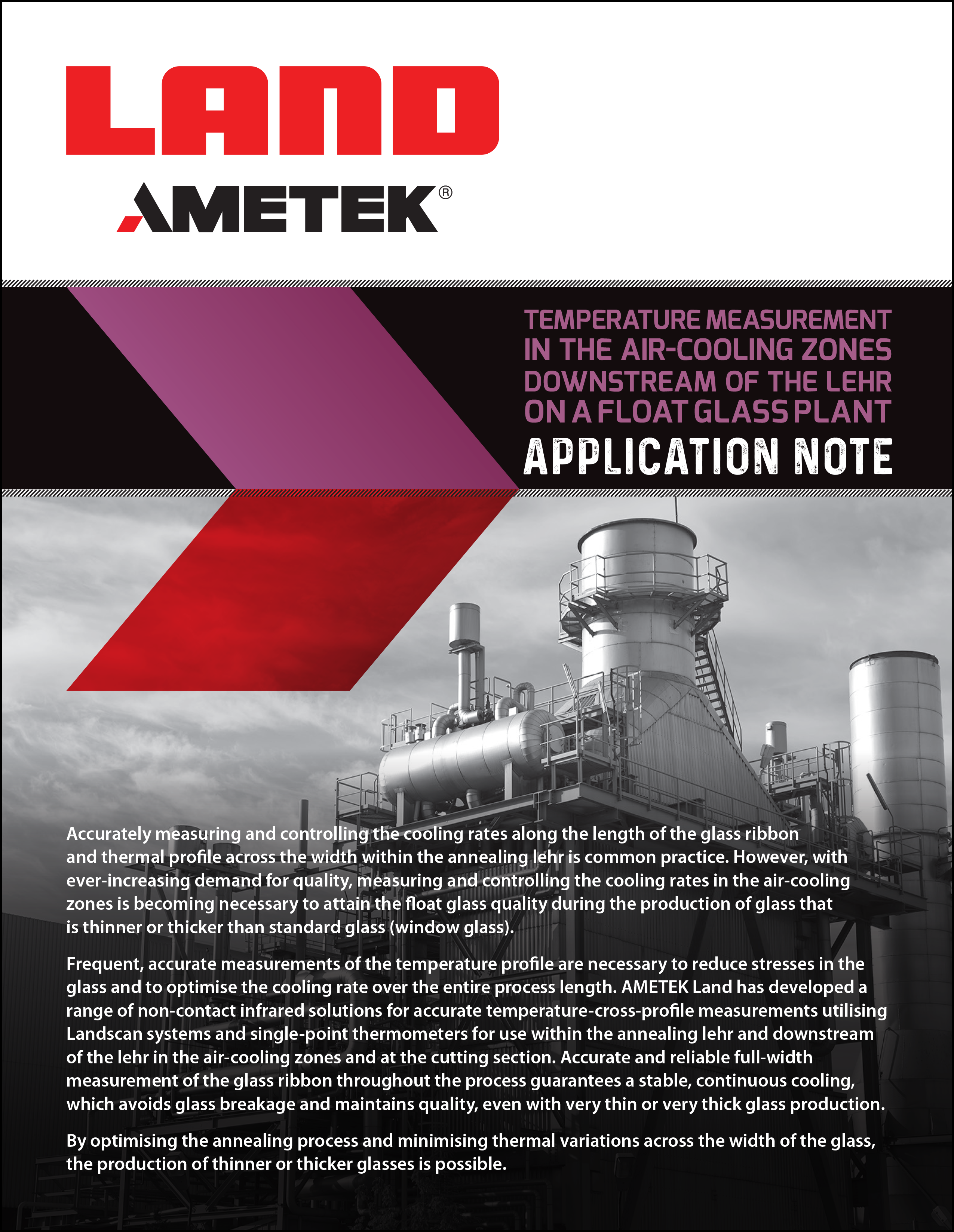 Wytwórnia szkła float za notą aplikacyjną Lehr Wytwórnia szkła float za notą aplikacyjną Lehr