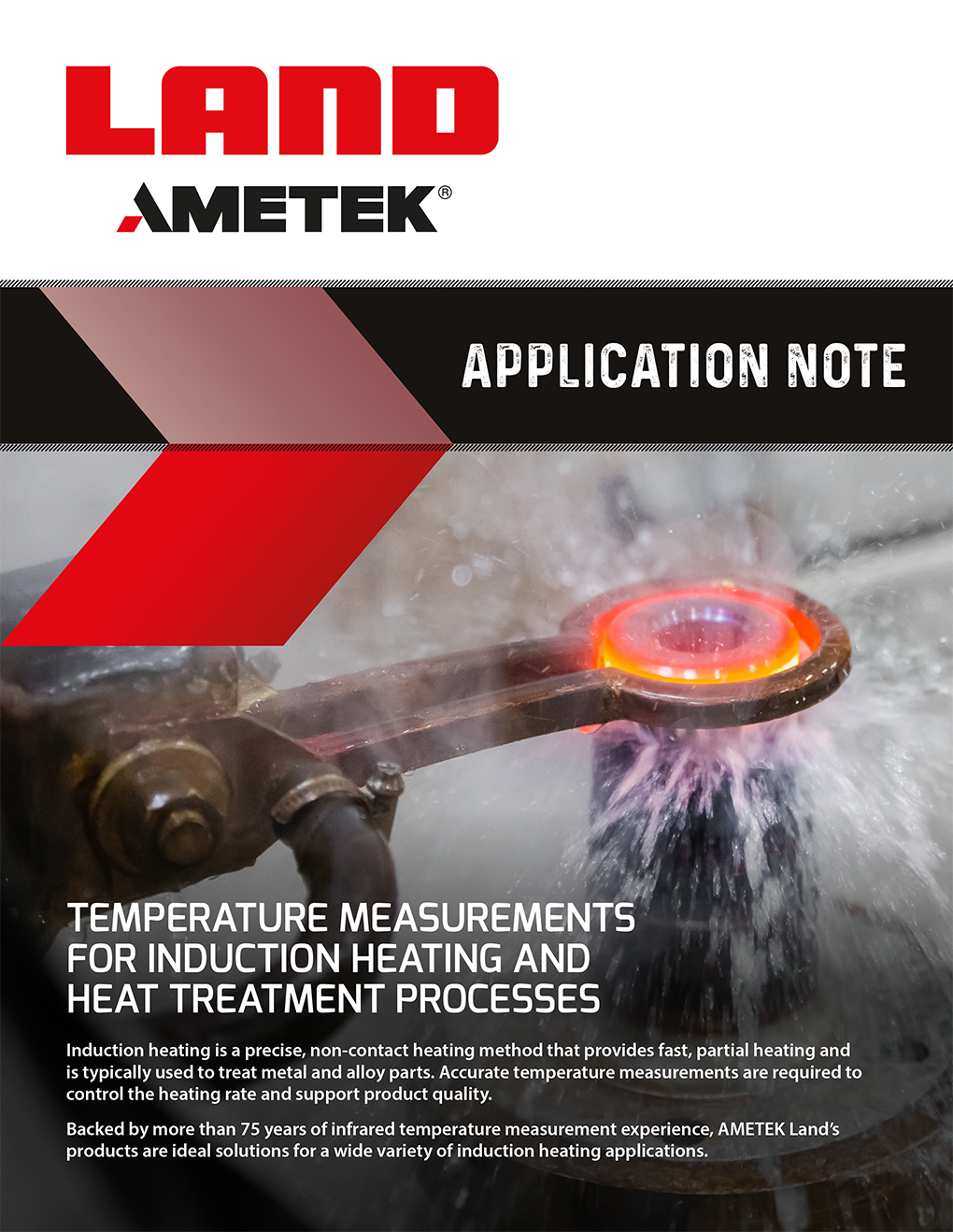 Temperature Measurements for Induction Heating and Heat Treatment Processes - Application Note (EN)