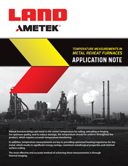 Application Note - Temperature Measurement in Metal Reheat Furnaces