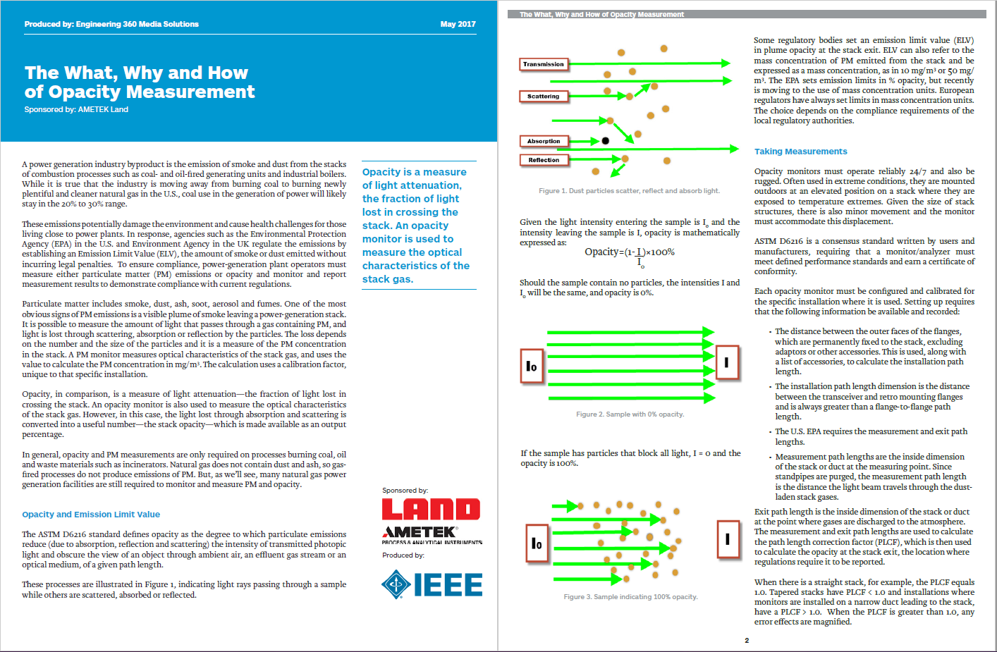 AMETEK Land Reveals How Power Plants Can Better Monitor Their Emissions