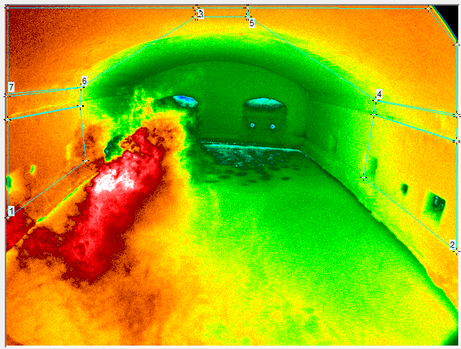 NIR-B - Furnace End Fired Furnace Thermal Image