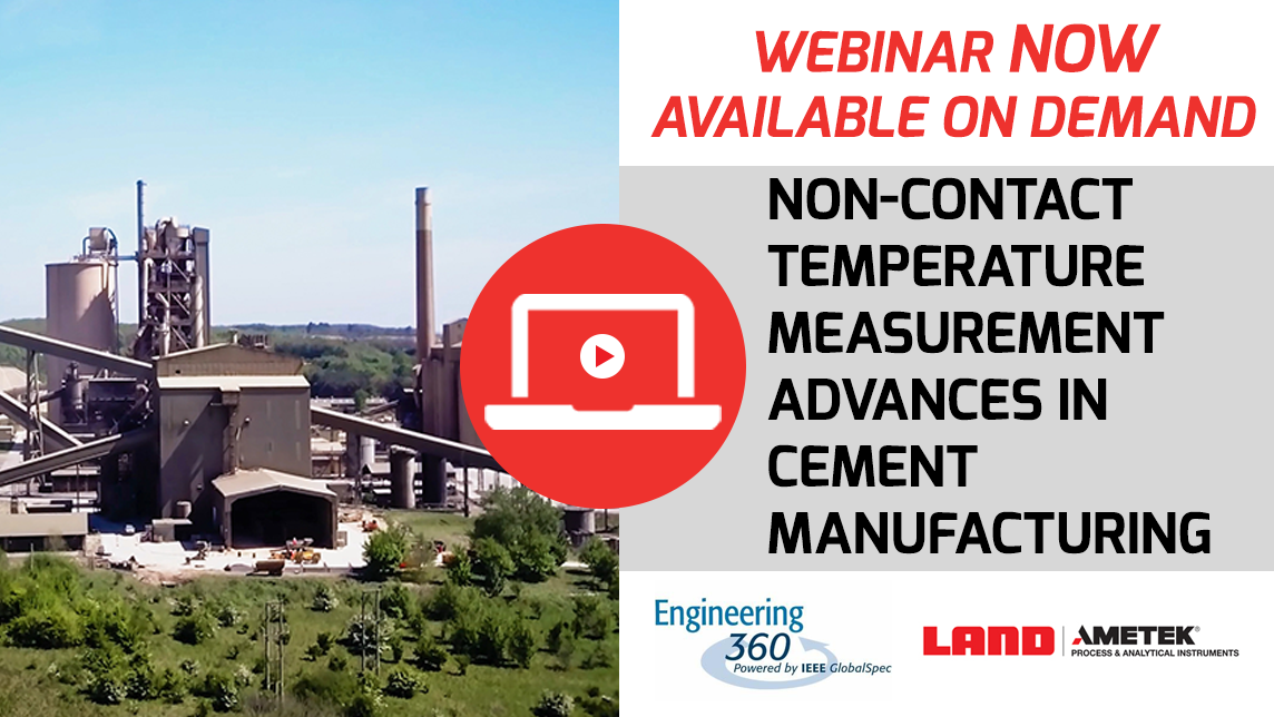 Non-contact temperature measurement advances in cement manufacturing Now available on Demand