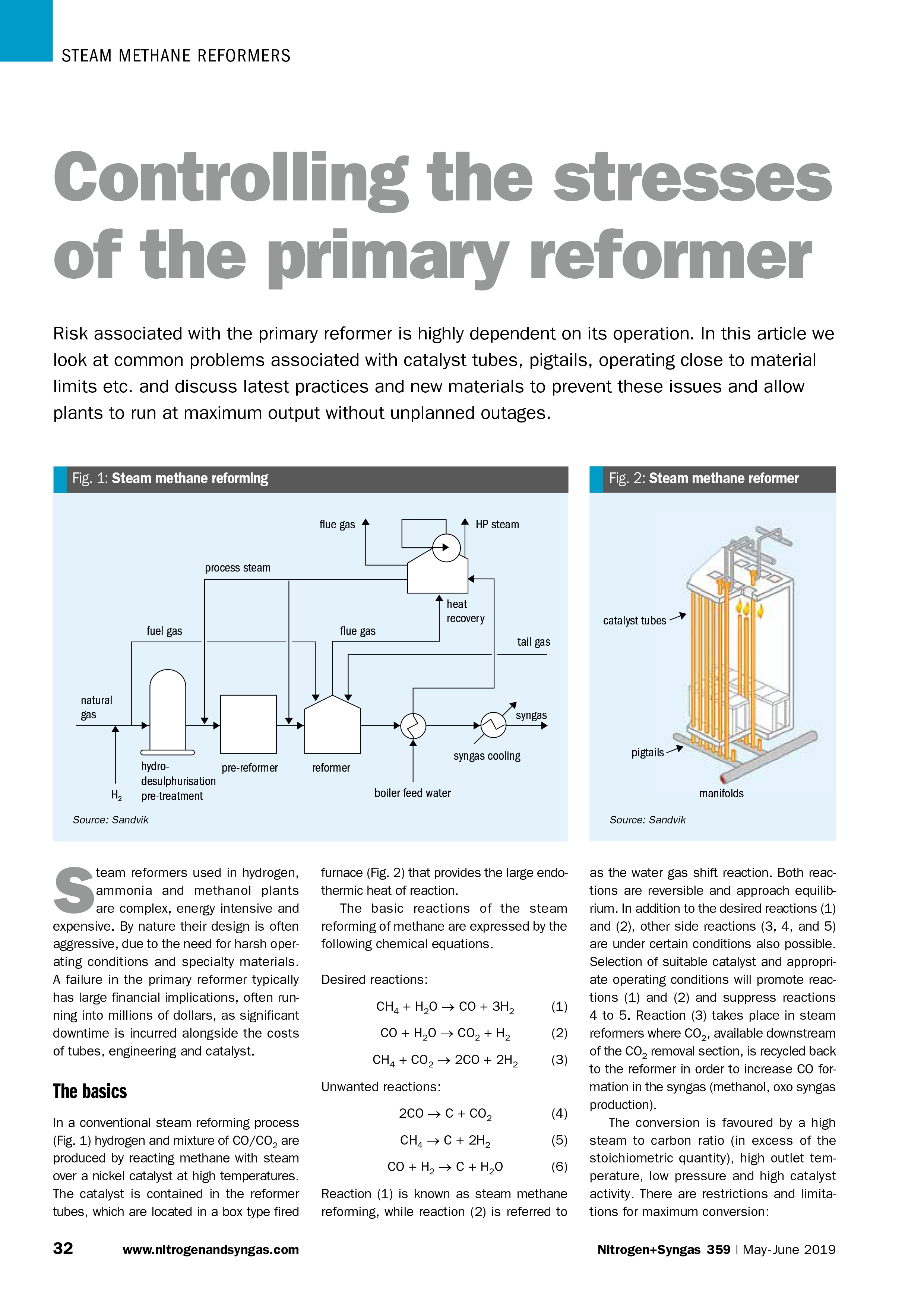 Nitrogen+Syngas Article - Controlling the stresses of the primary reformer