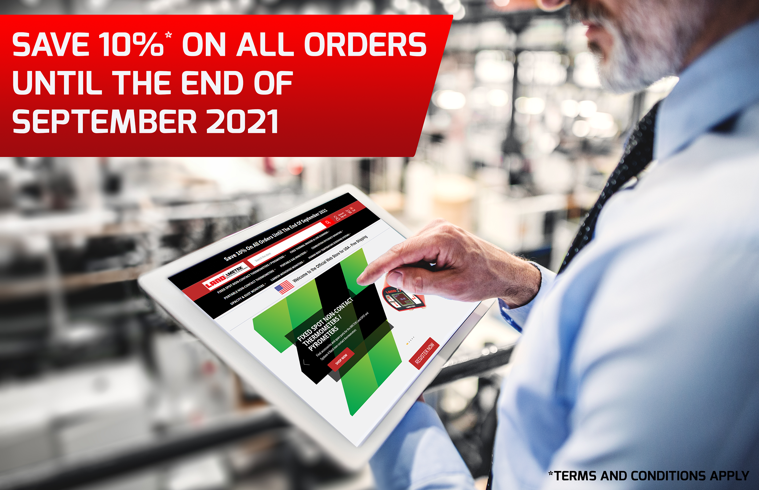 AMETEK Land Introduces Infrared Non-Contact Temperature Measurement Products Online For The US Market