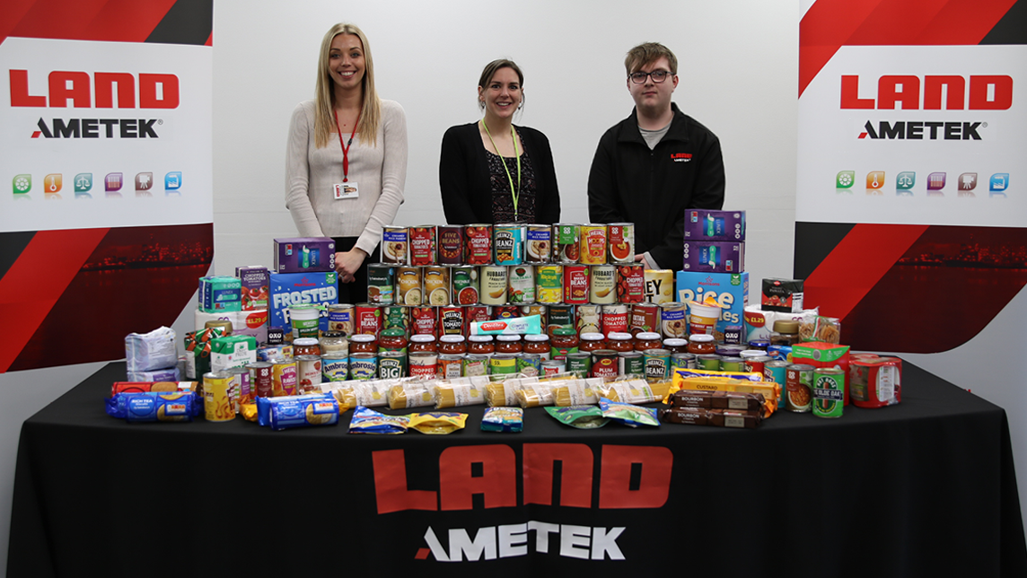 Chesterfield Foodbank Collaborates with AMETEK Land