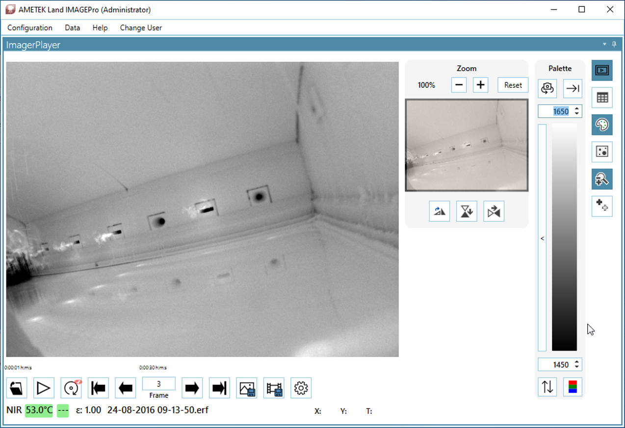 Using NIR-B-2K-Glass Imaging Borescopes to Optimise Production and Quality from Oxy-gas Furnaces.
