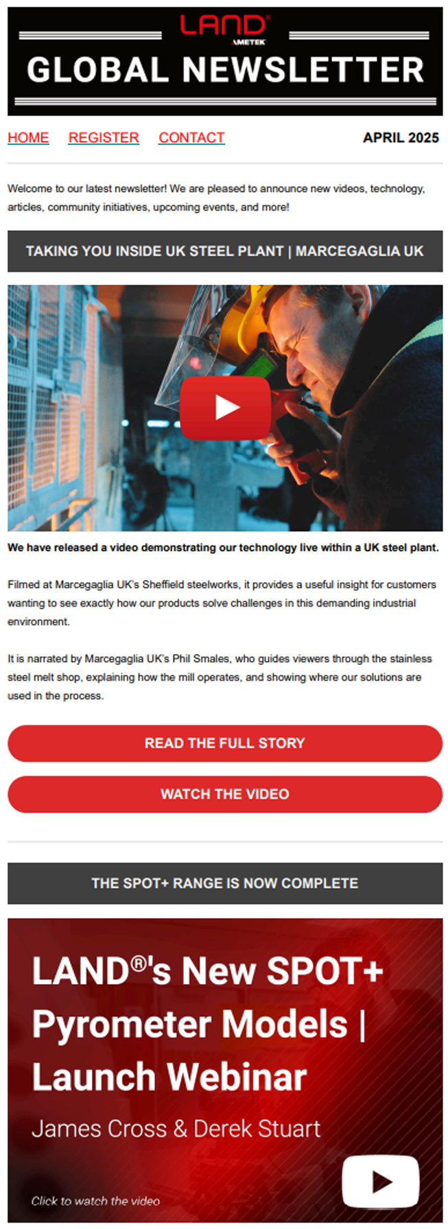 LAND Newsletter - April 2025