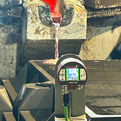 Liquid Aluminium Temperature Measurement During the Tapping Process