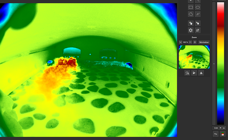 Monitoring Batch Coverage with IMAGEPro V2 Glass for Furnace Balancing
