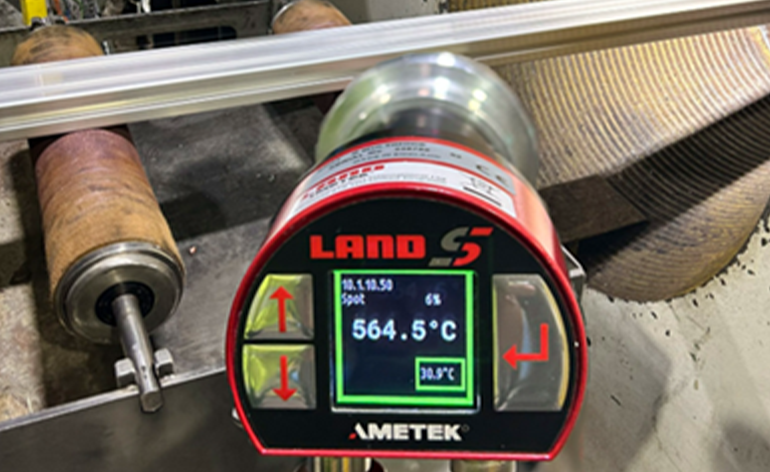 Achieving Process Control using Precise Temperature Measurements in Aluminium Extrusion Processes